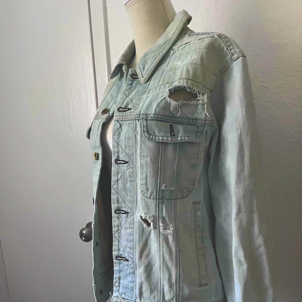 Designer Rag & Bone Oversized Denim Jacket